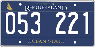 RI license plate 053221
