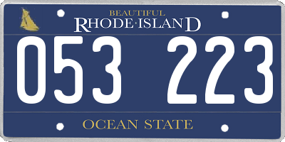 RI license plate 053223