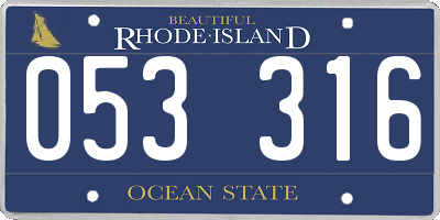 RI license plate 053316