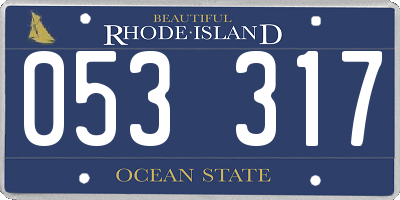 RI license plate 053317