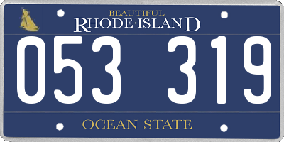 RI license plate 053319