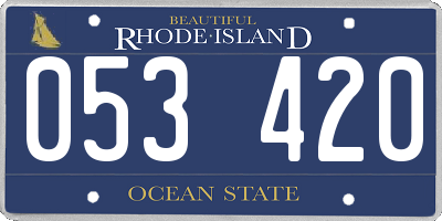 RI license plate 053420