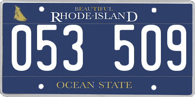 RI license plate 053509