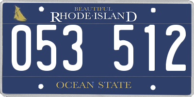 RI license plate 053512