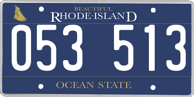 RI license plate 053513