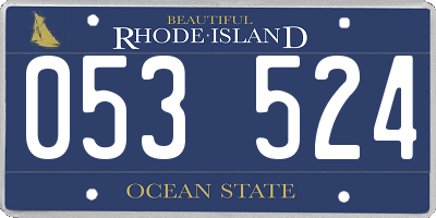 RI license plate 053524