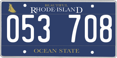 RI license plate 053708