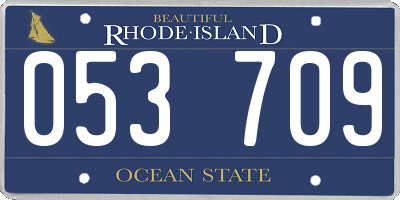 RI license plate 053709