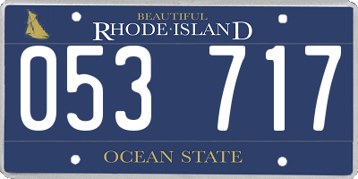 RI license plate 053717
