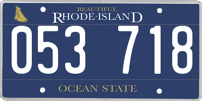 RI license plate 053718