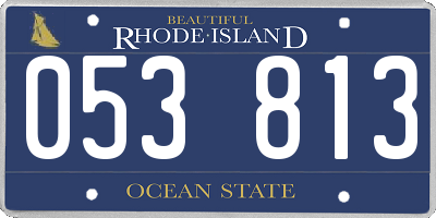 RI license plate 053813