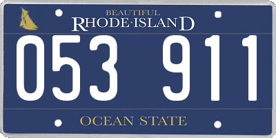 RI license plate 053911