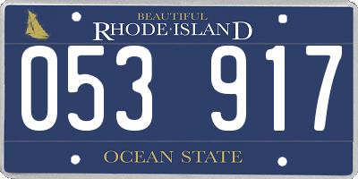 RI license plate 053917