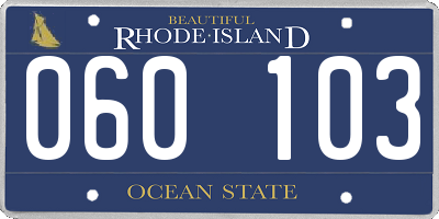 RI license plate 060103