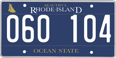 RI license plate 060104