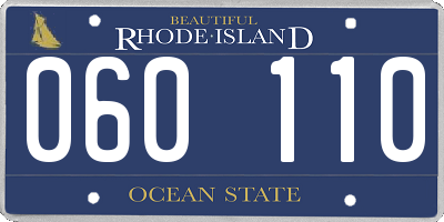 RI license plate 060110