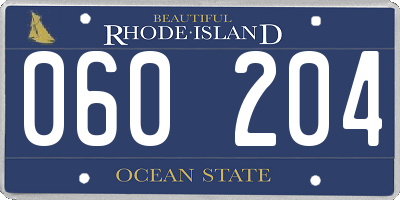 RI license plate 060204