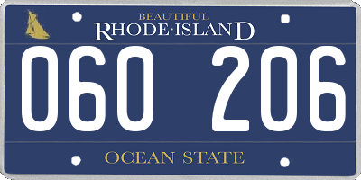 RI license plate 060206
