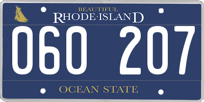 RI license plate 060207