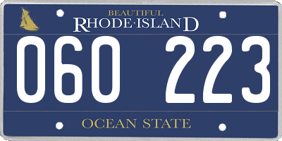 RI license plate 060223