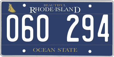 RI license plate 060294
