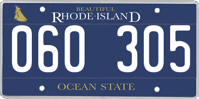 RI license plate 060305