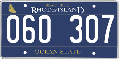 RI license plate 060307