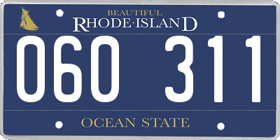 RI license plate 060311
