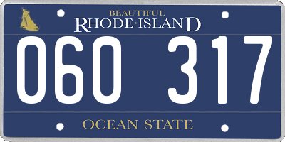 RI license plate 060317