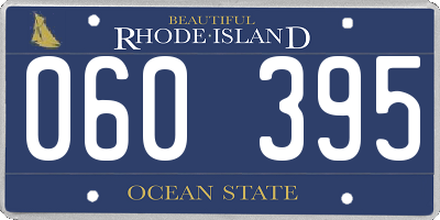 RI license plate 060395