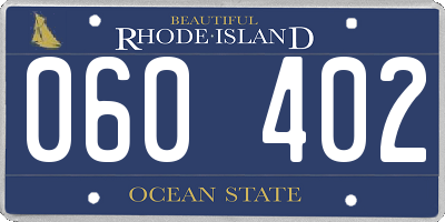 RI license plate 060402