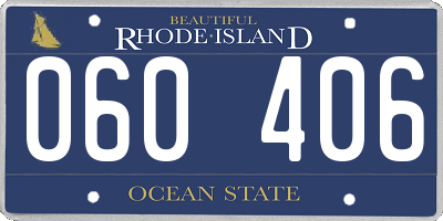 RI license plate 060406