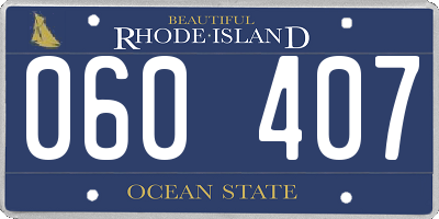 RI license plate 060407