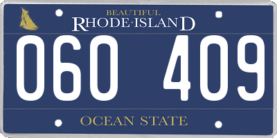 RI license plate 060409