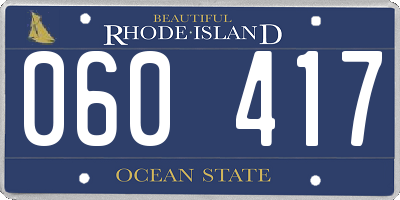 RI license plate 060417
