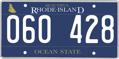 RI license plate 060428