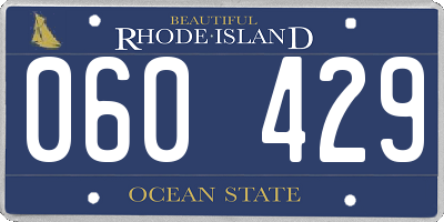 RI license plate 060429
