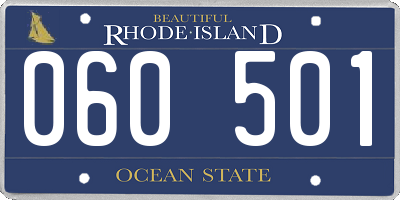 RI license plate 060501