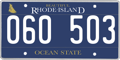 RI license plate 060503