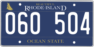 RI license plate 060504