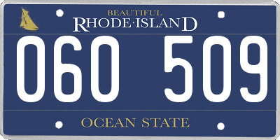 RI license plate 060509