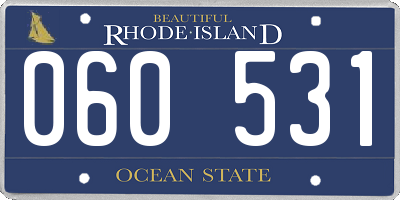 RI license plate 060531