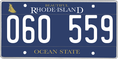 RI license plate 060559