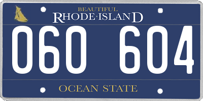 RI license plate 060604