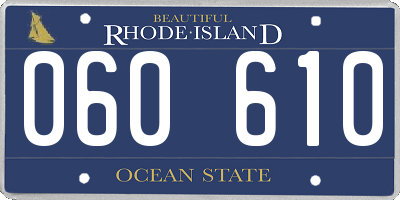 RI license plate 060610