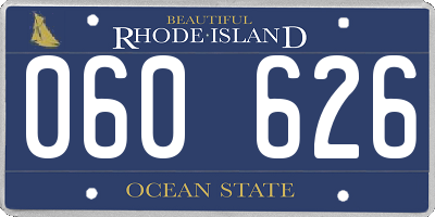 RI license plate 060626