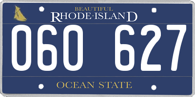 RI license plate 060627