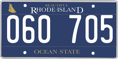 RI license plate 060705