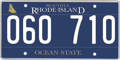 RI license plate 060710