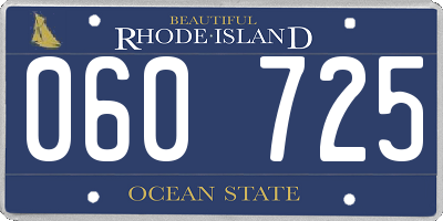 RI license plate 060725